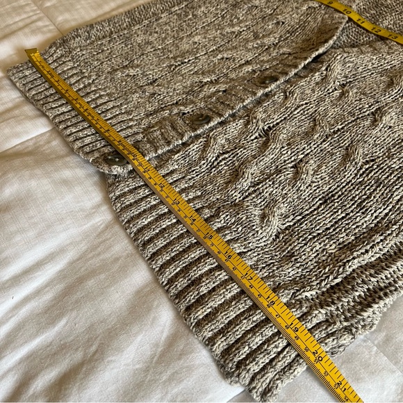 Vince Gray Cable Knit Cardigan - Picture 12 of 13